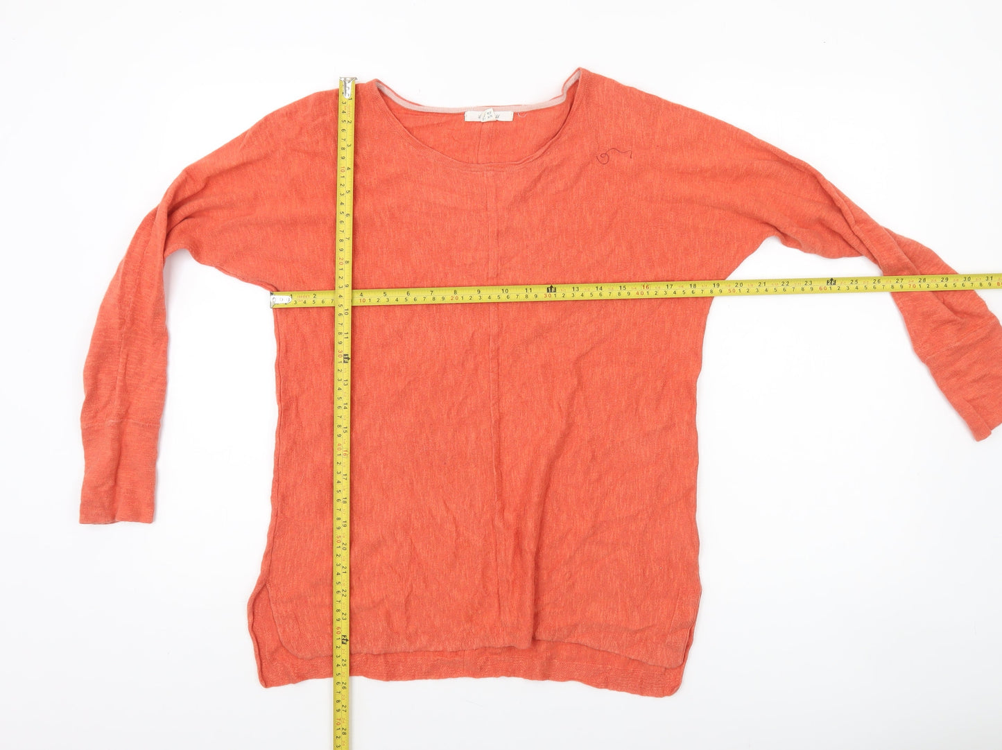 Womens UK Size 10 White Stuff Orange Pullover Jumper