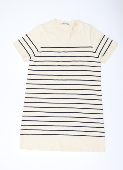 Womens UK Size 14 Zara T-Shirt Dress