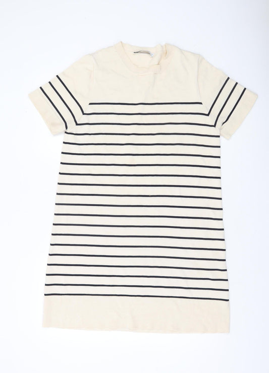 Womens UK Size 14 Zara T-Shirt Dress