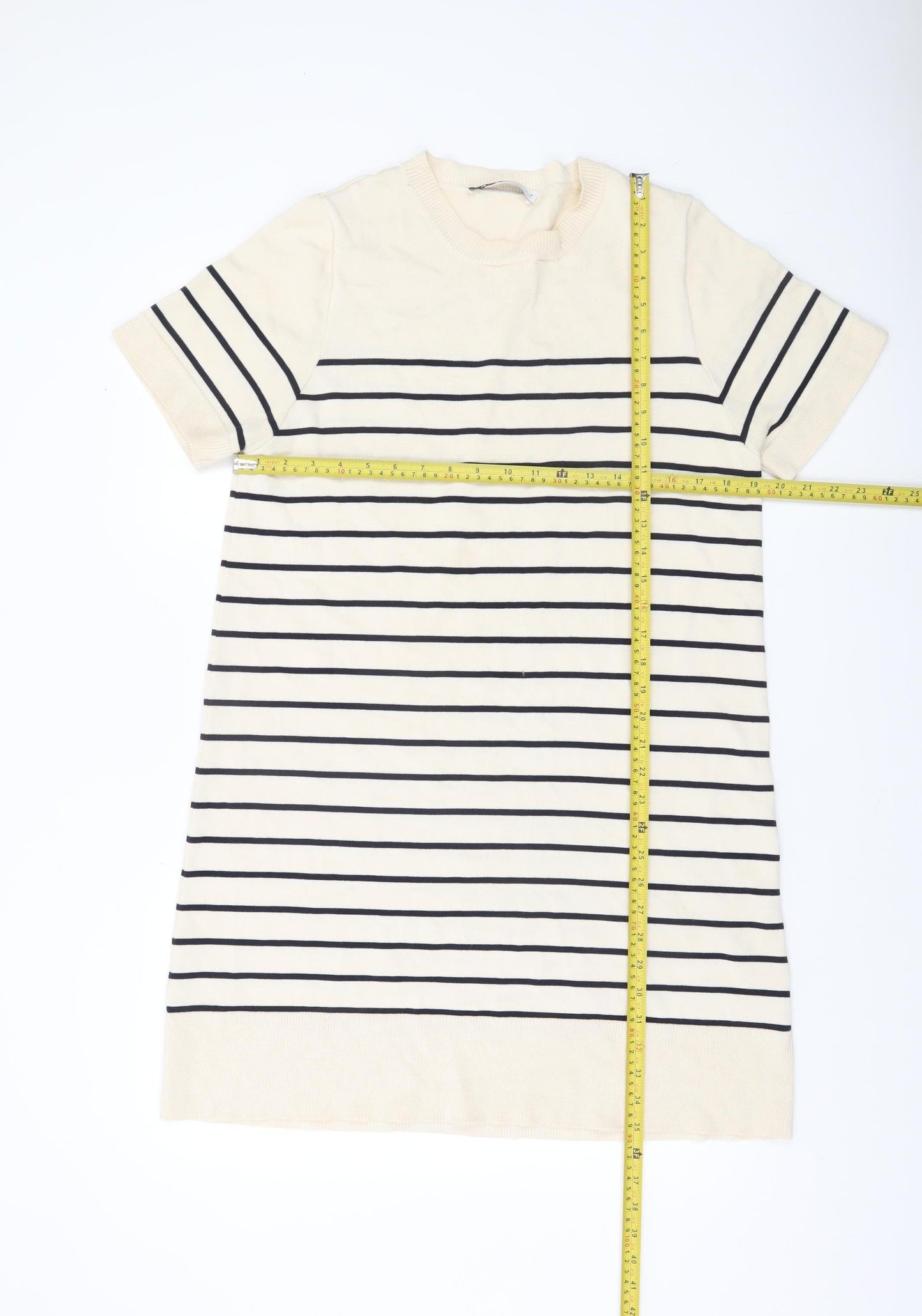 Womens UK Size 14 Zara T-Shirt Dress