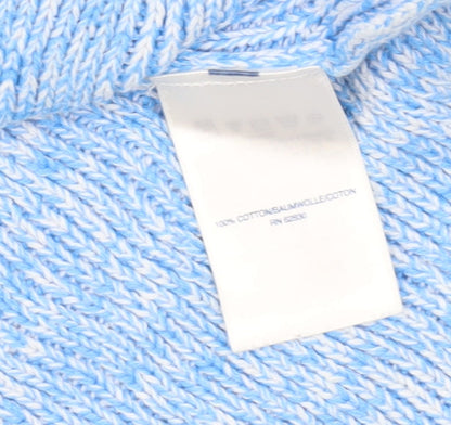Womens UK Size S Lands' End Blue Pullover Jumper