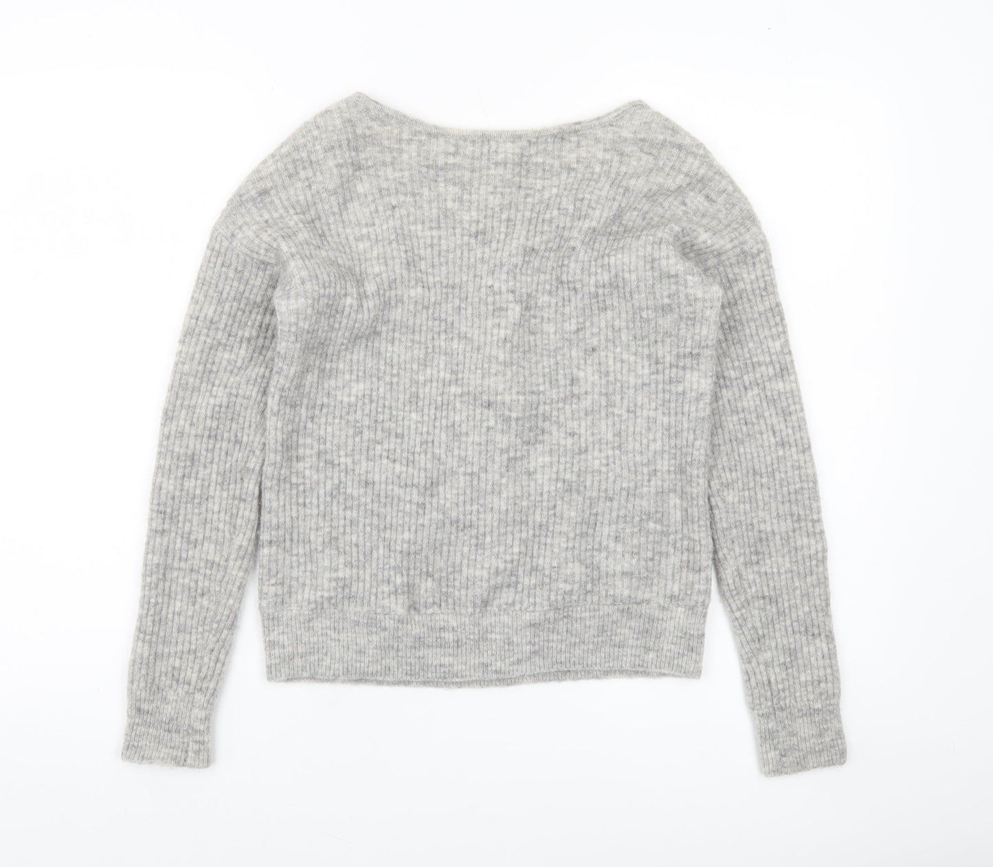 Womens UK Size XS Mint Velvet Grey Pullover Jumper