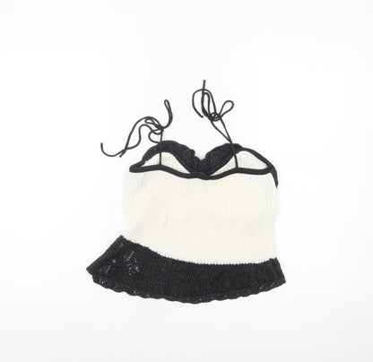Womens UK Size 12 Zara Multicoloured Camisole Tank