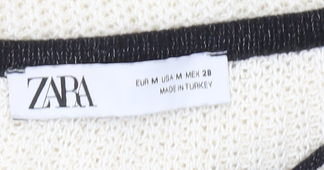 Womens UK Size 12 Zara Multicoloured Camisole Tank