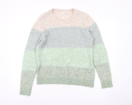 Fat Face Women’s Multicoloured Striped Knit Jumper Size 10