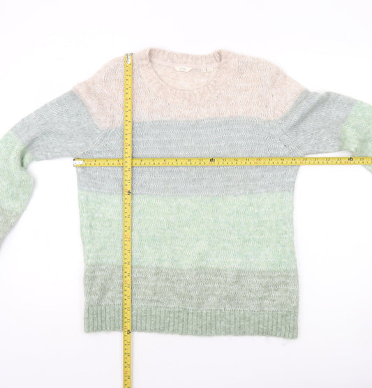 Fat Face Women’s Multicoloured Striped Knit Jumper Size 10