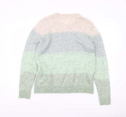 Fat Face Women’s Multicoloured Striped Knit Jumper Size 10