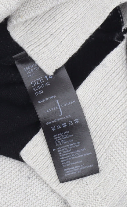 Jasper Conran Women’s Black Mock Neck Jumper Size 14