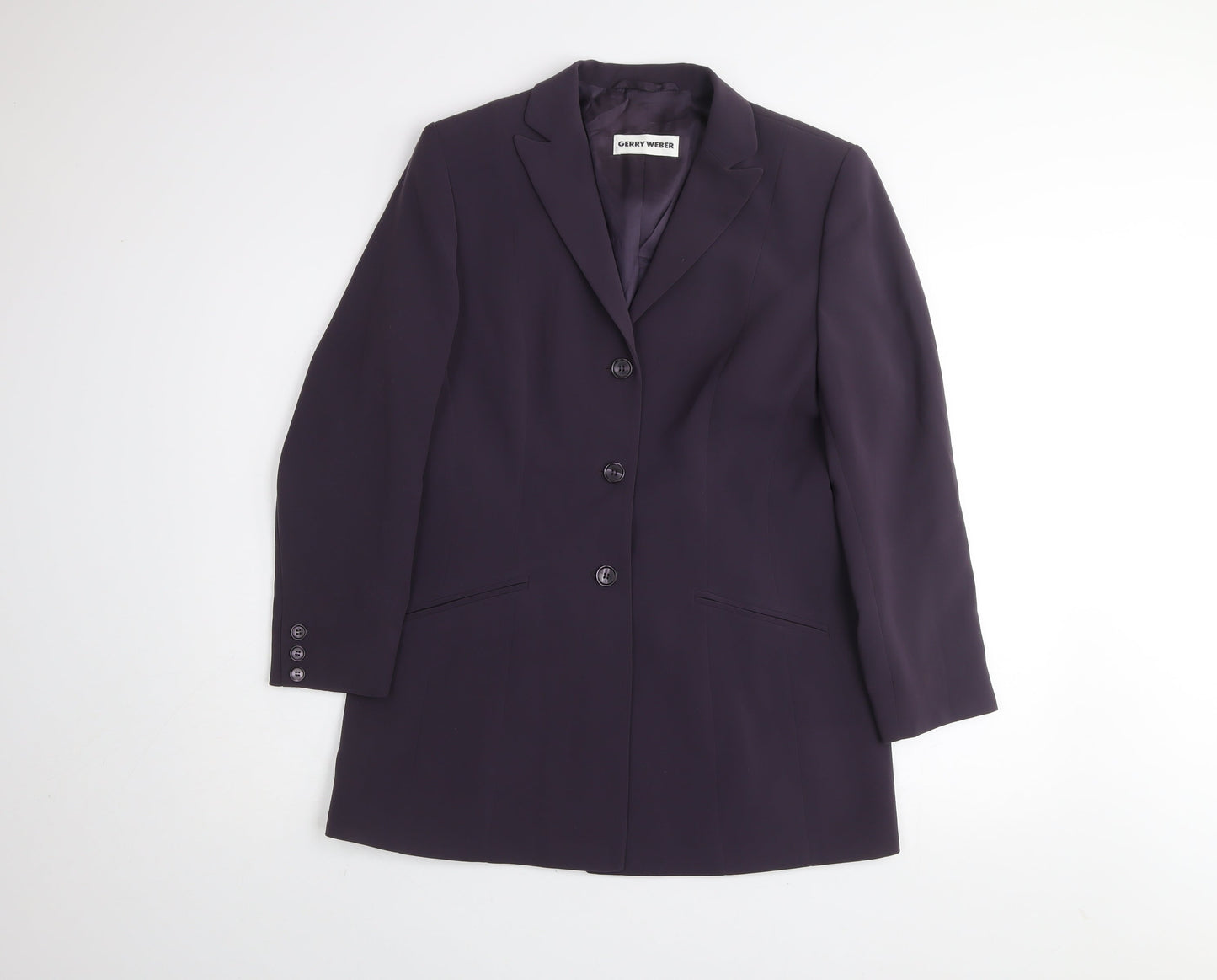 Womens UK Size 12 Gerry Weber Regular Purple Blazer