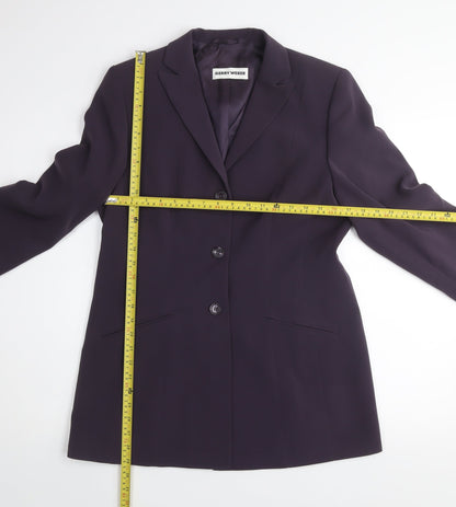 Womens UK Size 12 Gerry Weber Regular Purple Blazer