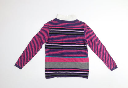 Womens UK Size M Voulez Vous Multicoloured Pullover Jumper
