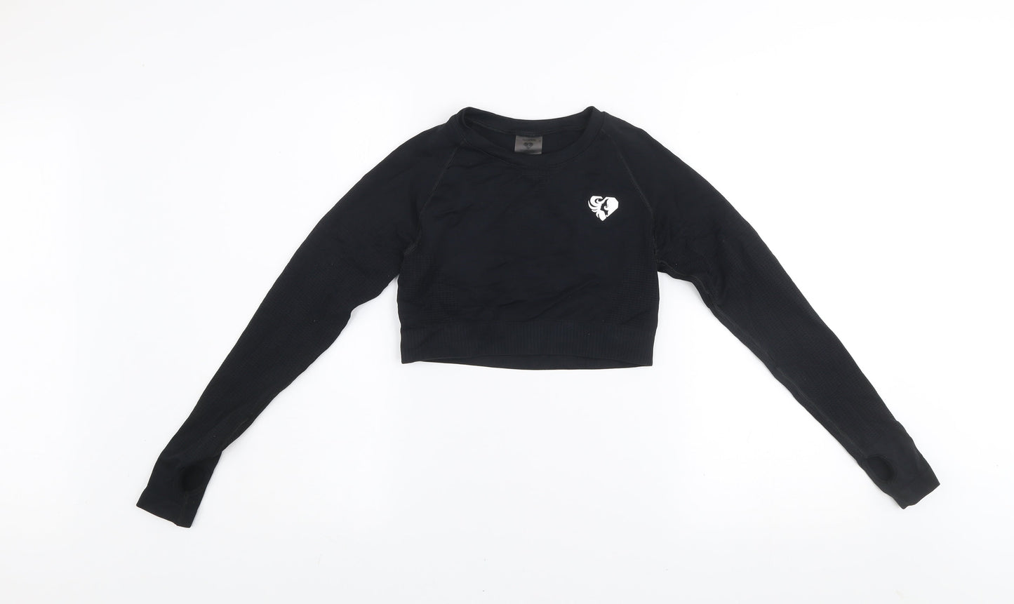 Womens UK Size S Women's Best Black Gym & Training Yoga Running & Jogging Cross