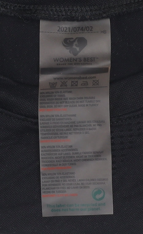 Womens UK Size S Women's Best Black Gym & Training Yoga Running & Jogging Cross