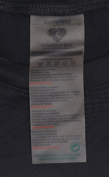 Womens UK Size S Women's Best Black Gym & Training Yoga Running & Jogging Cross