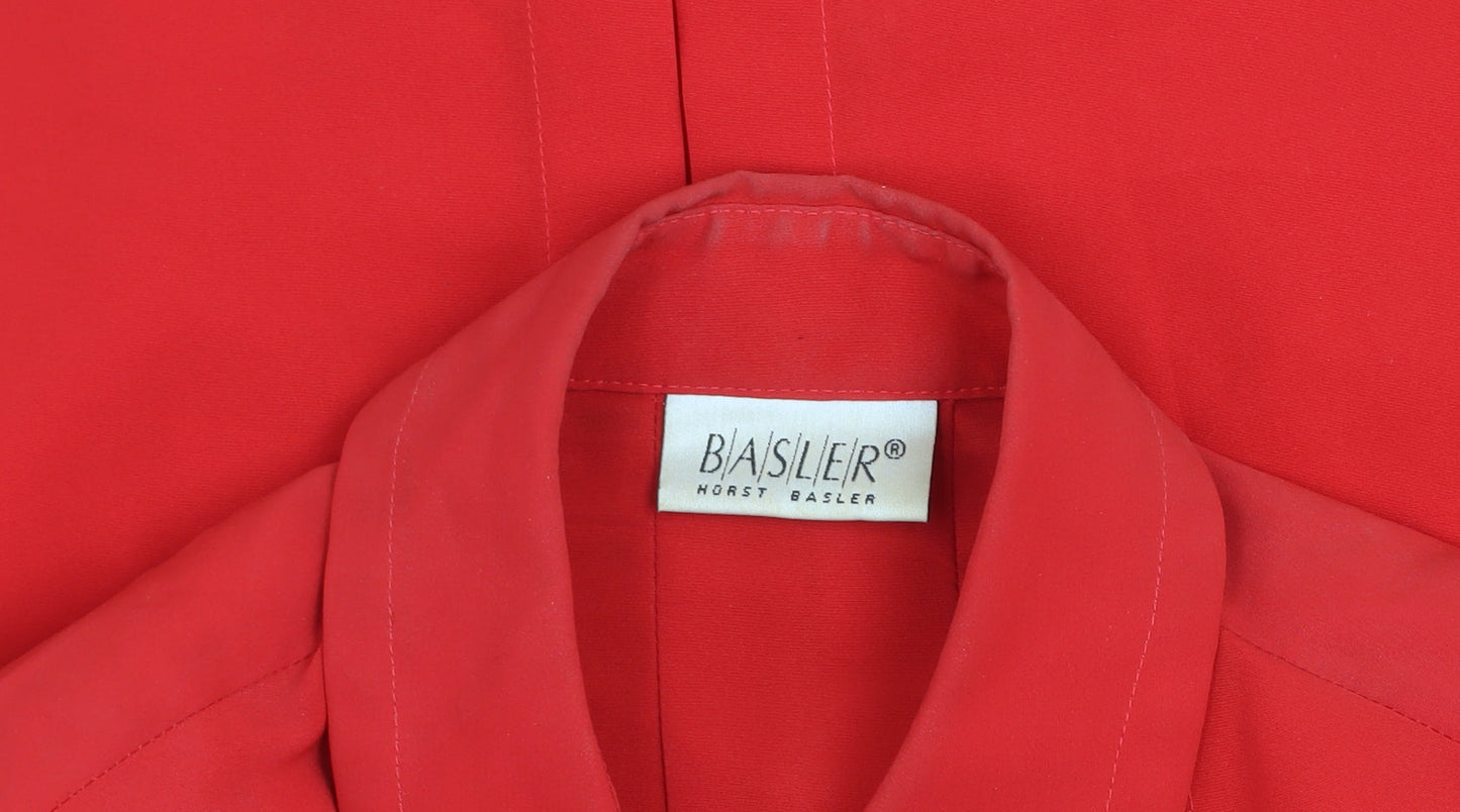 Womens UK Size 8 Basler Red Classic Blouse