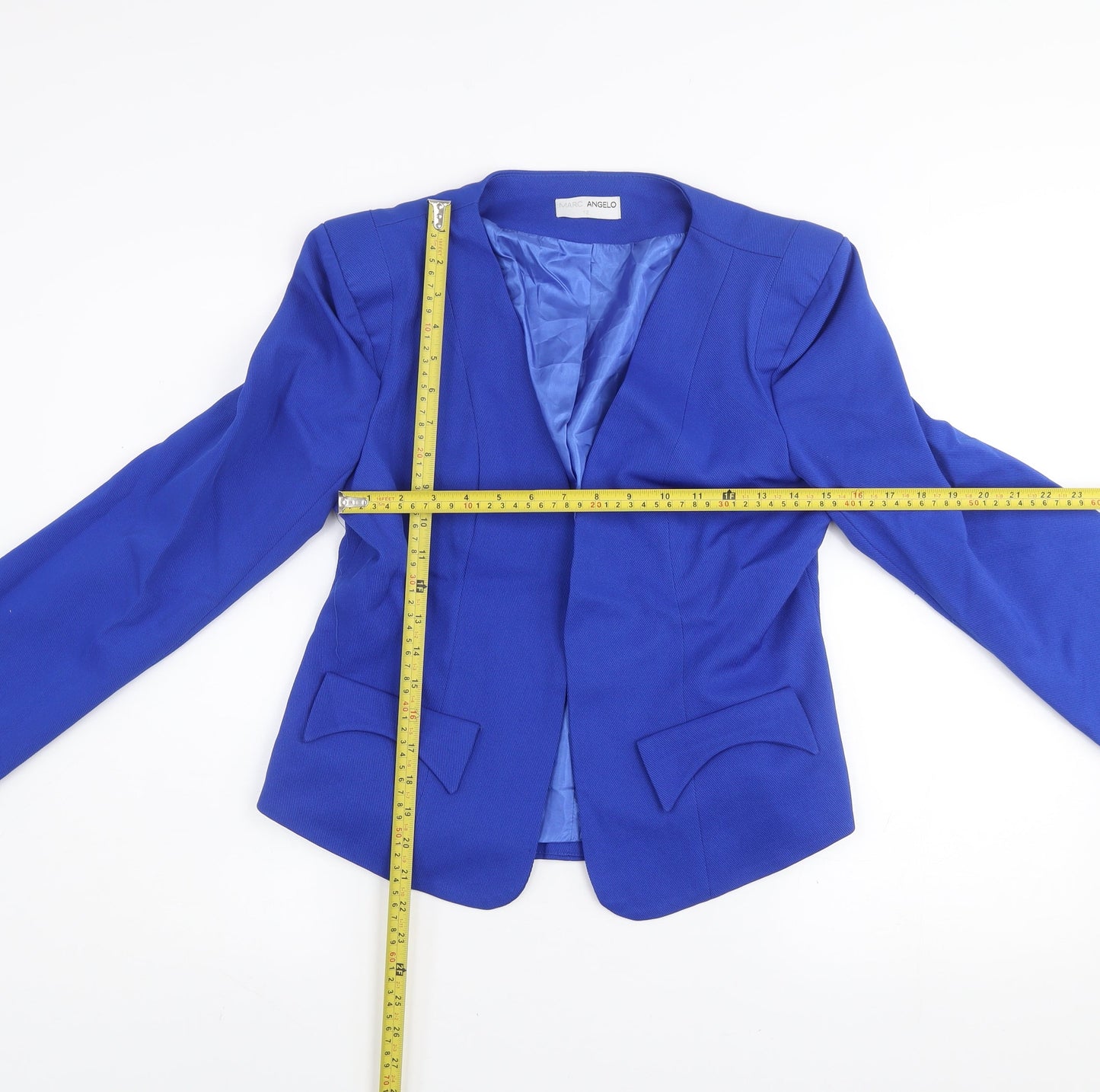 Womens UK Size 12 Marc Angelo Blue Basic Jacket