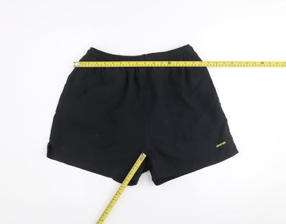 Dolphin Mens Black XL Athletic Running Shorts Polyester Quick Dry