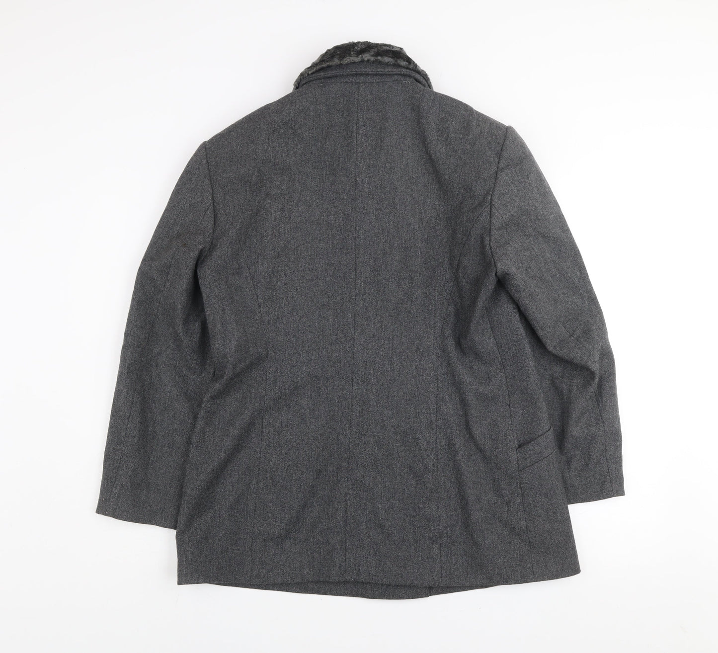 Womens UK Size 12 Jocavi Grey Pea Coat