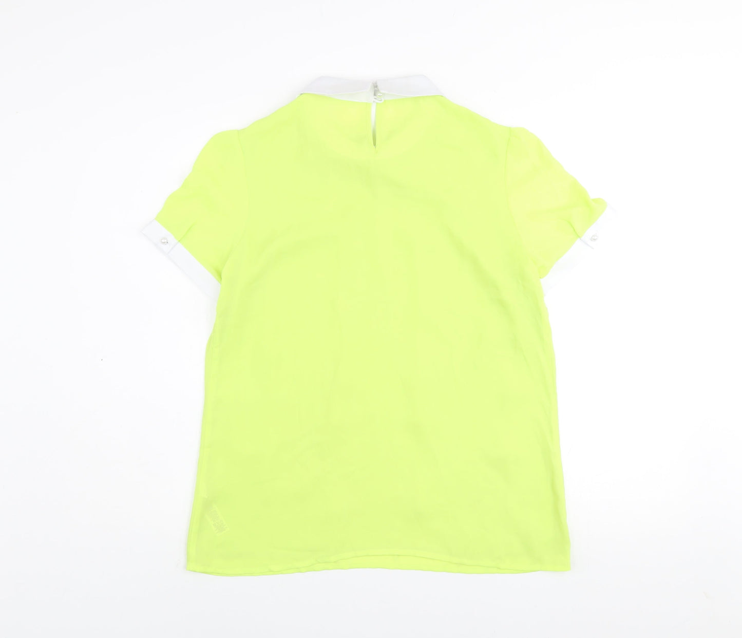 Womens UK Size 12 Savida Yellow Basic Blouse