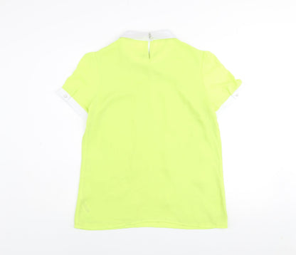 Womens UK Size 12 Savida Yellow Basic Blouse