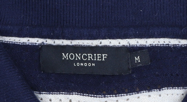 Mens UK Size M Moncrief London Viscose Blend Polo Shirt