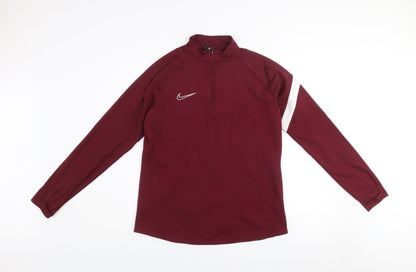Mens UK Size M Nike Red Pullover Sweatshirt