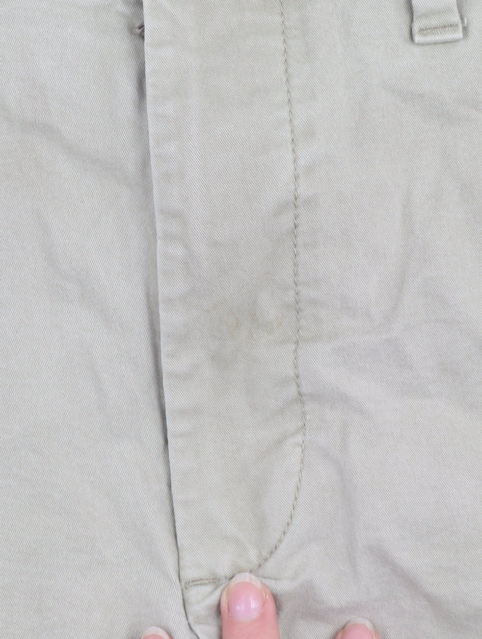 Marks and Spencer Men's Beige 36 Regular Chino Shorts