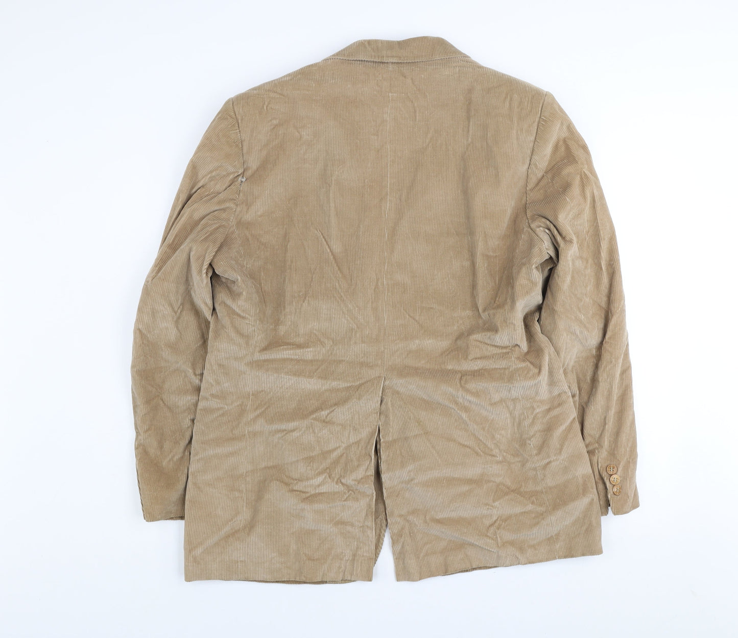 Sears Men’s Beige Corduroy 42R Classic Two-Button Blazer Jacket
