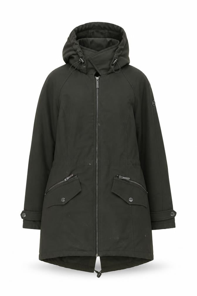 Womens UK Size M Michael Kors Green Parka Coat