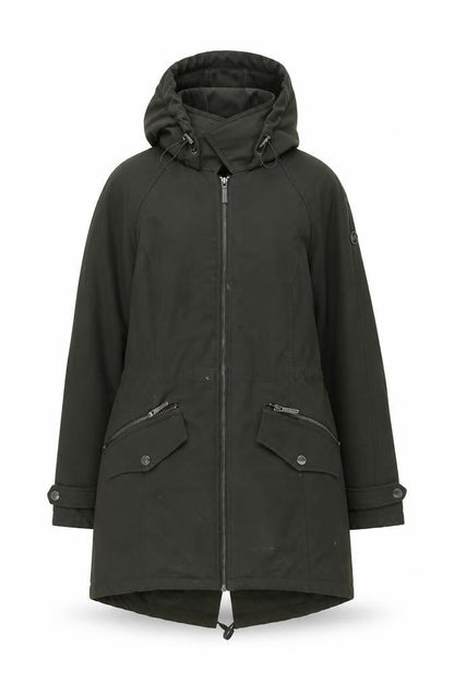 Womens UK Size M Michael Kors Green Parka Coat