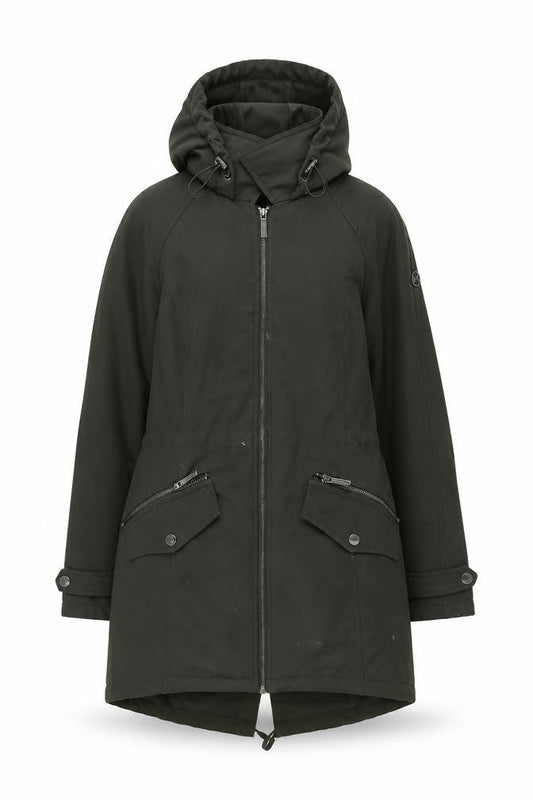 Womens UK Size M Michael Kors Green Parka Coat