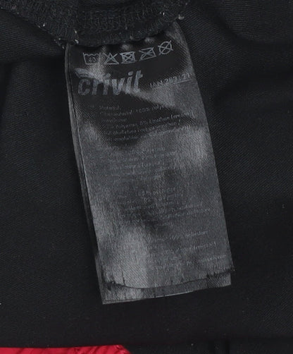 Crivit Womens Pink Black Running Shorts Size M Lightweight Athletic