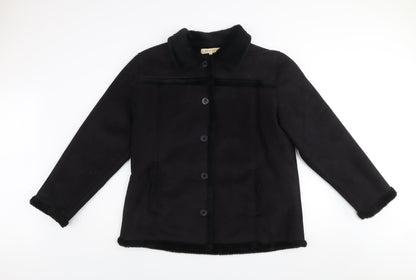 Womens UK Size XL Carraig Donn Black Overcoat