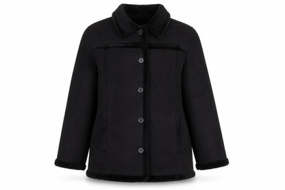 Womens UK Size XL Carraig Donn Black Overcoat