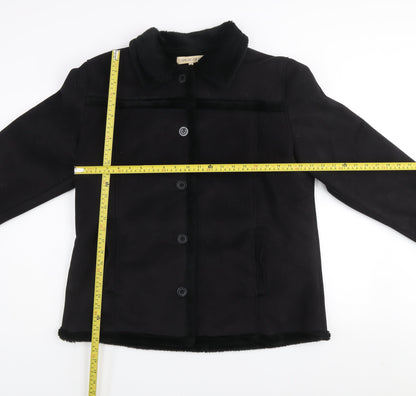 Womens UK Size XL Carraig Donn Black Overcoat