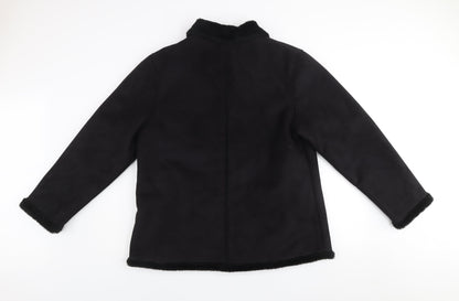 Womens UK Size XL Carraig Donn Black Overcoat