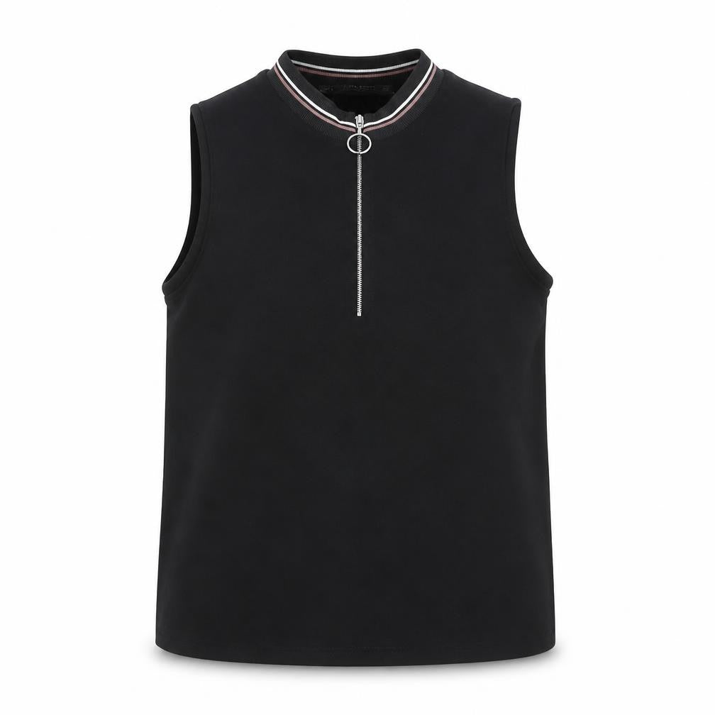 Womens UK Size S Zara Black Basic Tank