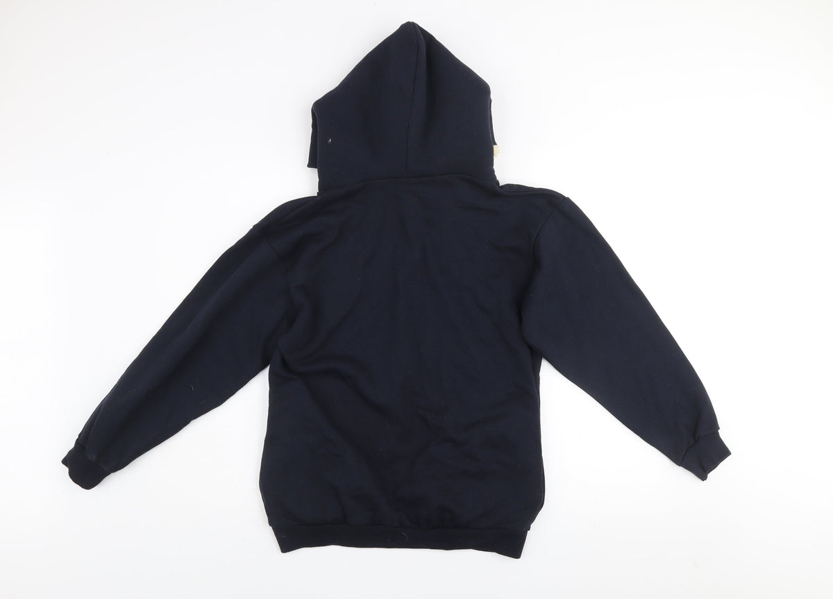 Womens UK Size S Nelson Ashby Blue Pullover Hoodie