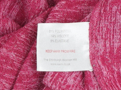 Womens UK Size 10 Honor Millburn Pink Basic T-Shirt