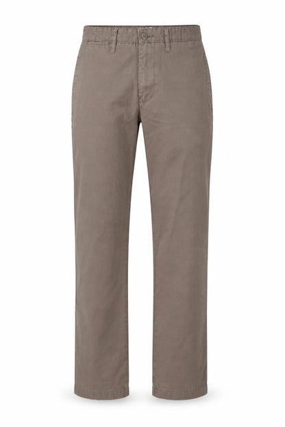 Mens UK Size 28 Oakridge Classic Fit Chino Brown Trousers