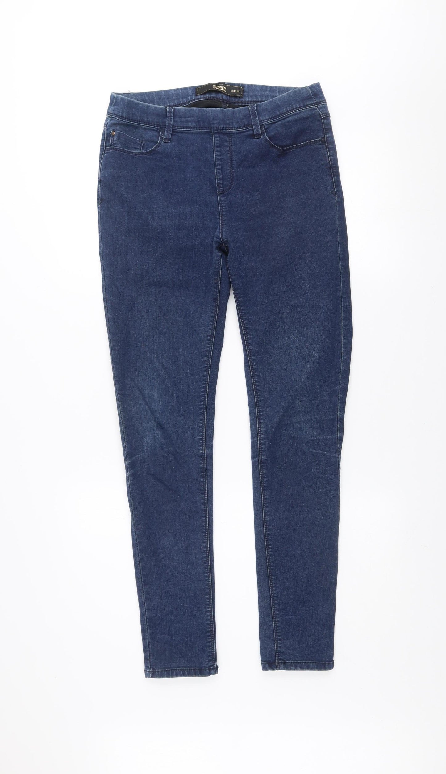Dunnes Stores Women Blue Skinny Denim Jeans Size 10 Slim Fit