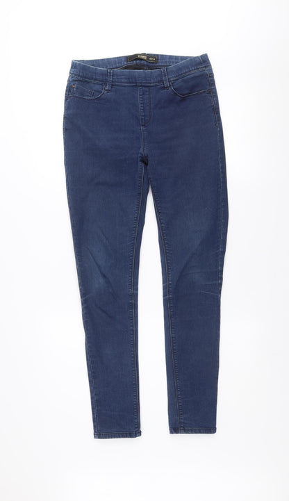Dunnes Stores Women Blue Skinny Denim Jeans Size 10 Slim Fit
