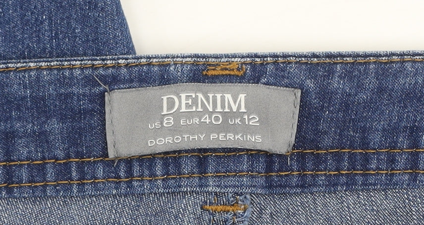 Dorothy Perkins Women Blue Cropped Denim Jeans Size 12