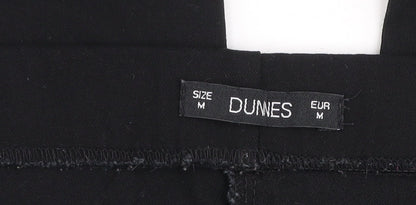 Womens UK Size M Dunes Slim Fit Casual Workwear Travel Black Trousers