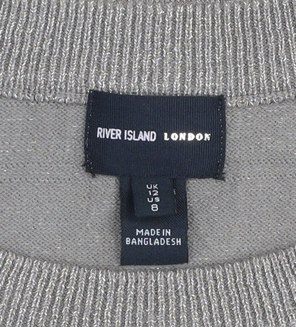 Womens UK Size 12 River Island Beige Pullover Jumper