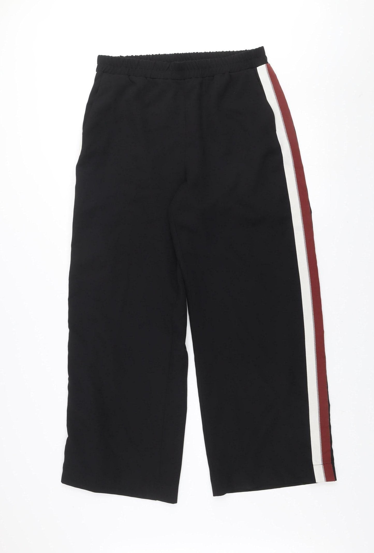 Womens UK Size 12 Gallery Regular Fit Casual Workwear Black Trousers