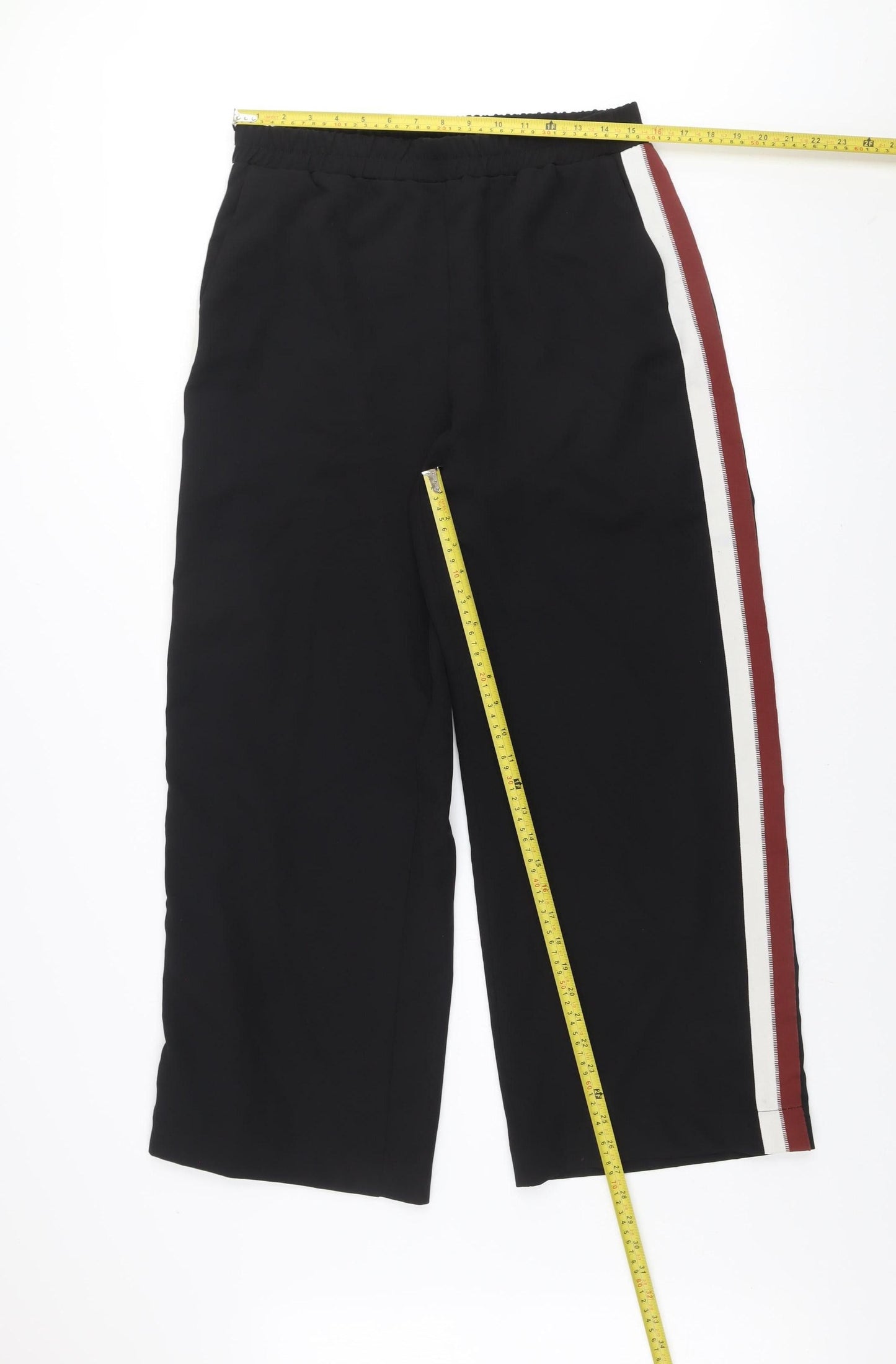 Womens UK Size 12 Gallery Regular Fit Casual Workwear Black Trousers