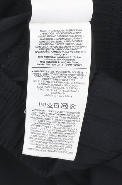 Nike Women's Black Dri-FIT Joggers Size L Elastic Waist Activewear Trousers