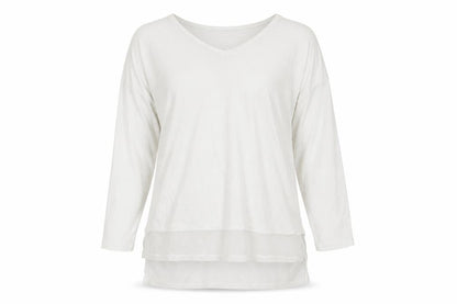 Womens UK Size 10 friends like these... White Tunic Blouse