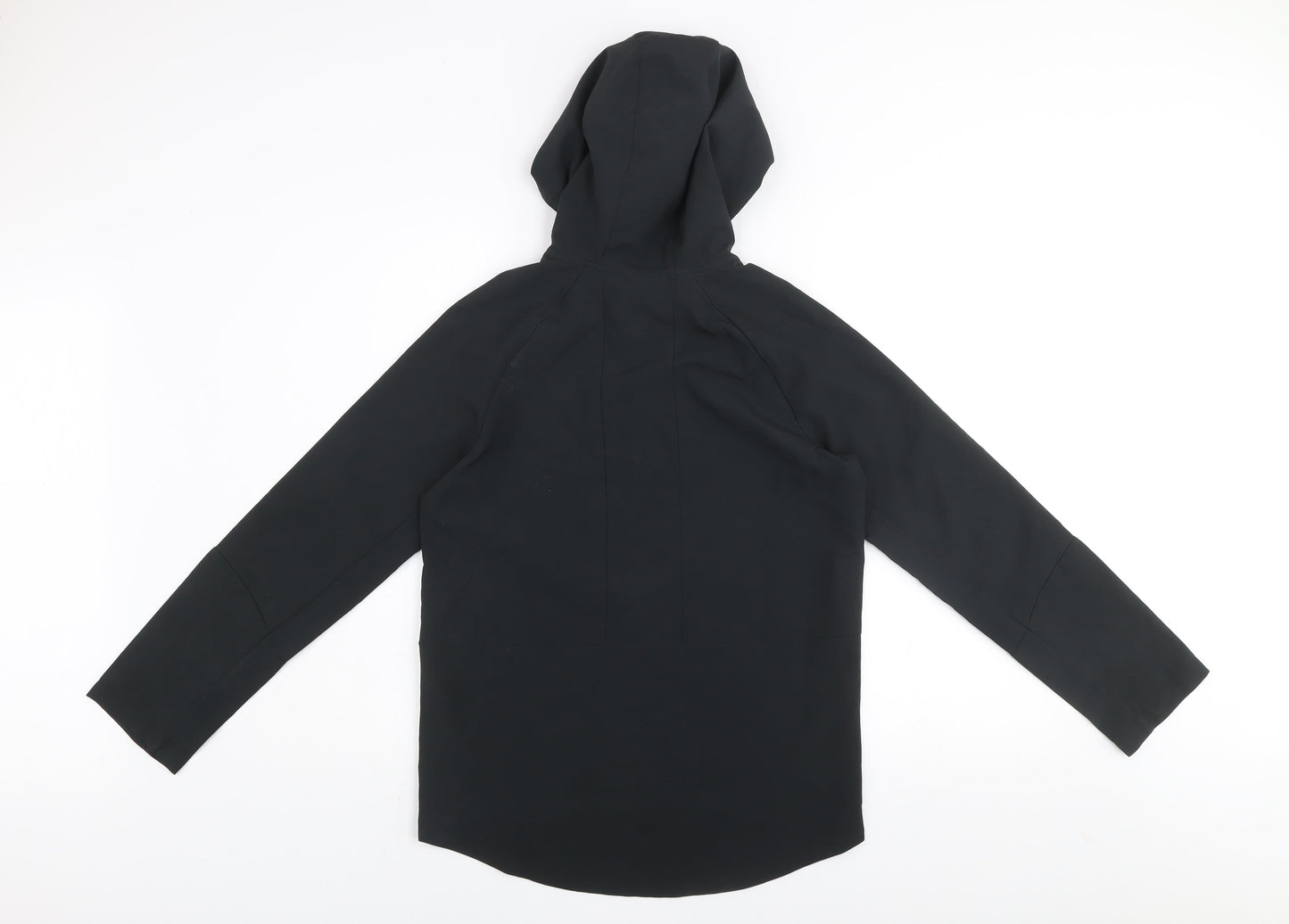 Nike Teens Black Dri-Fit Windbreaker Hooded Jacket Size 14